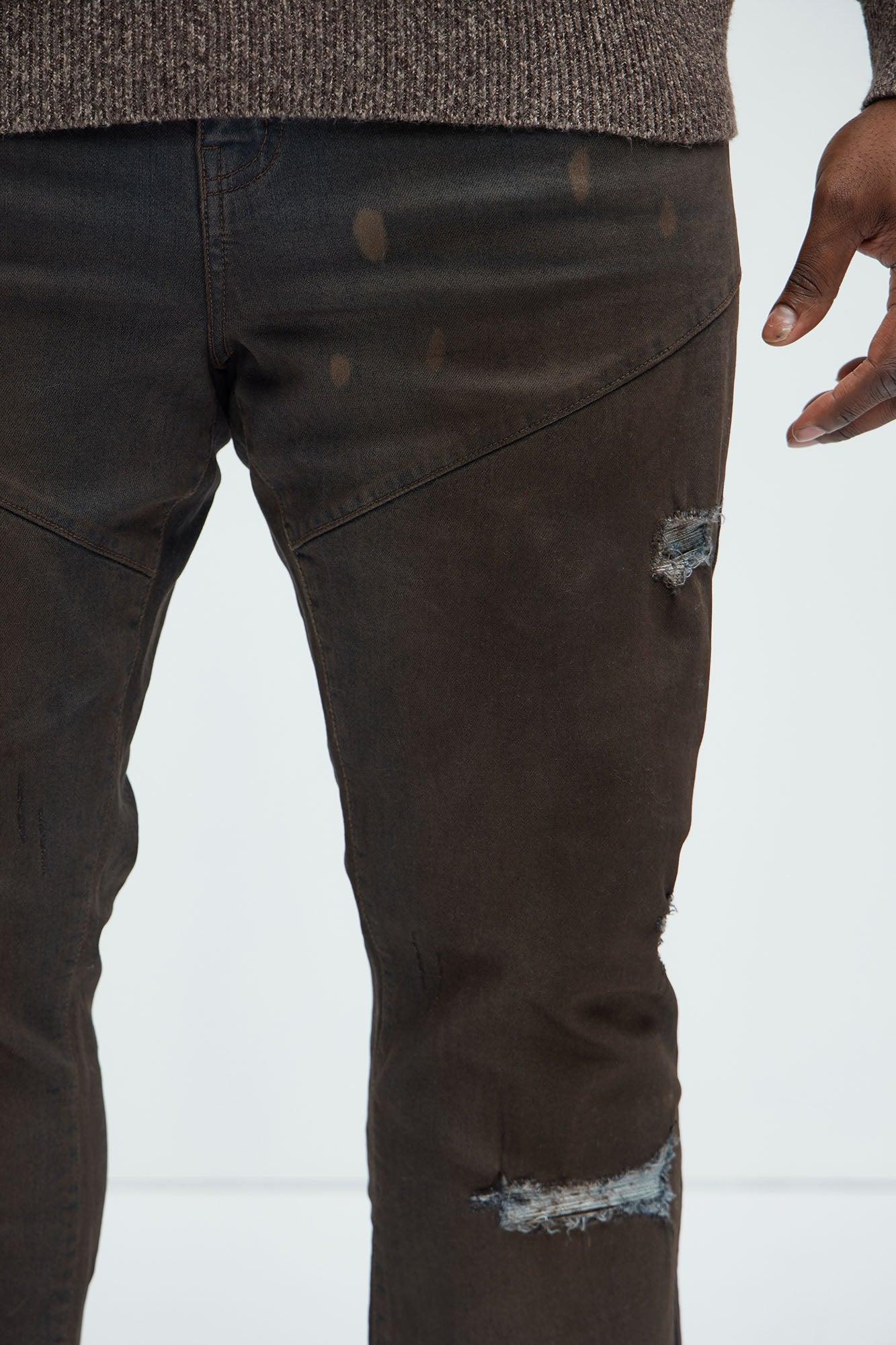 Roll With It Stacked Skinny Flare Jeans - Vintage Wash Product Image