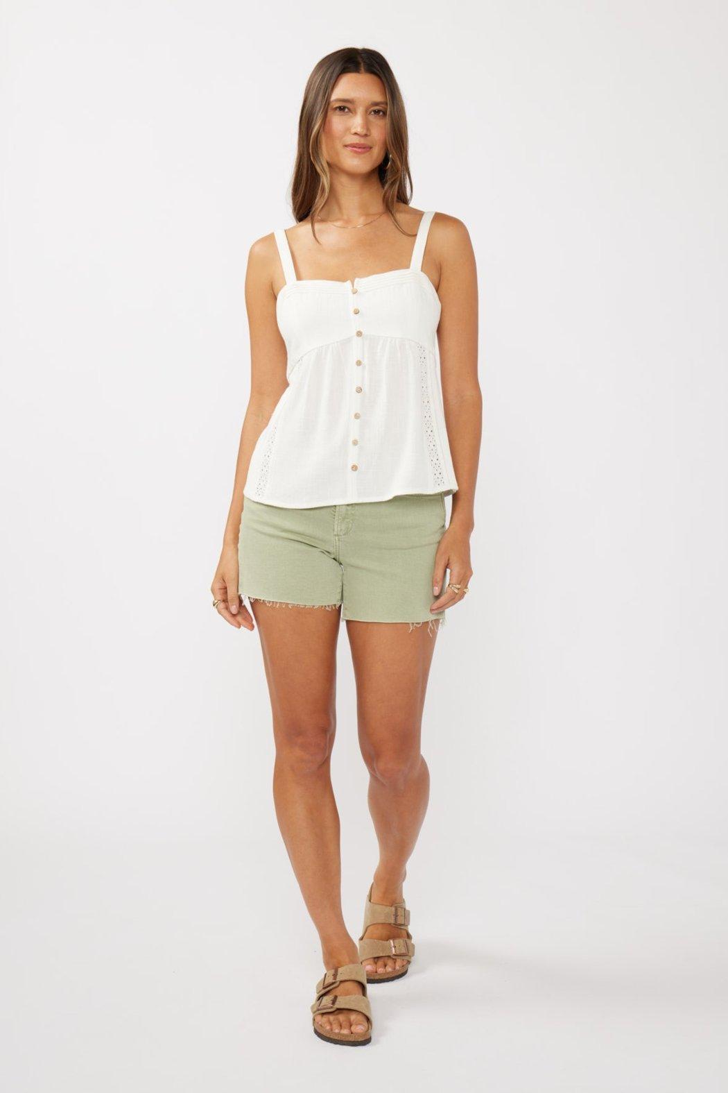 Willow Lace Button Tank Product Image