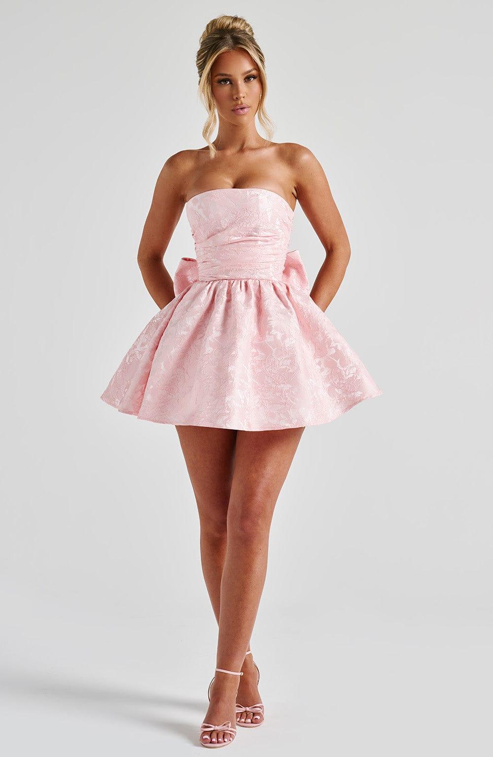 Salome Mini Dress - Blush Product Image