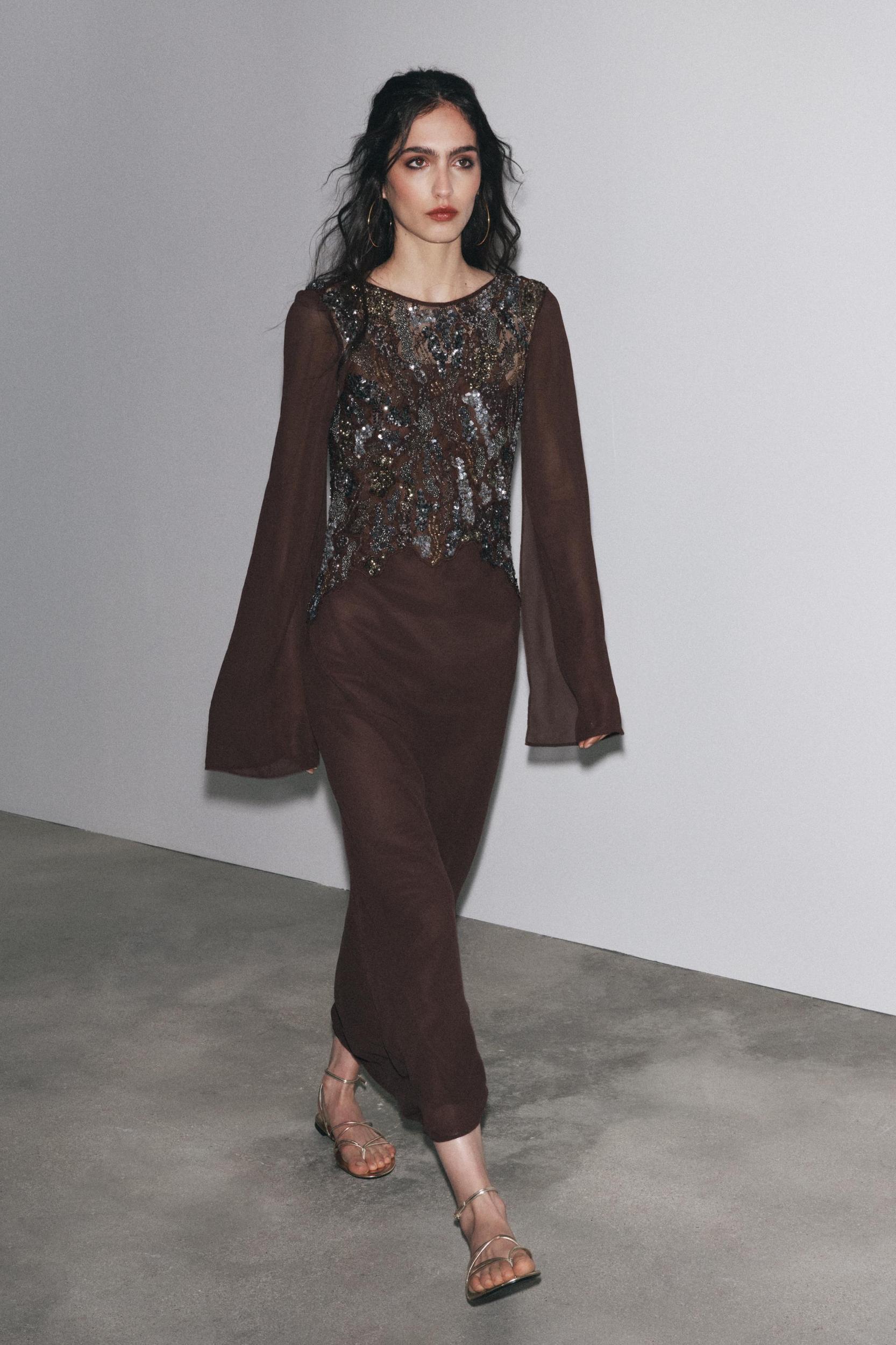 EMBROIDERED DRESS ZW COLLECTION Product Image