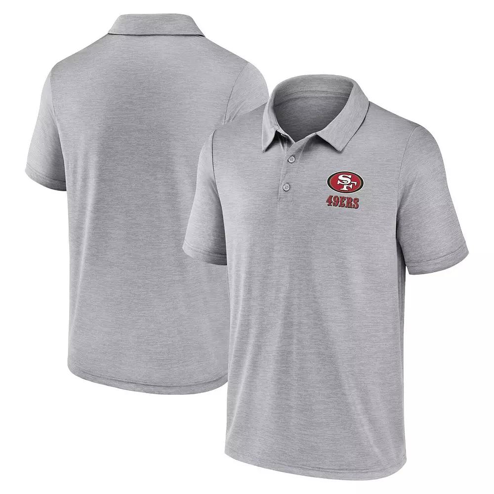 Mens Fanatics Gray San Francisco 49ers Making Waves Polo Product Image