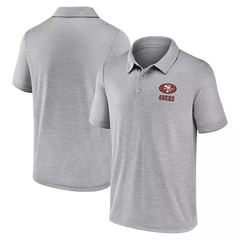 Mens Fanatics Gray San Francisco 49ers Making Waves Polo Product Image