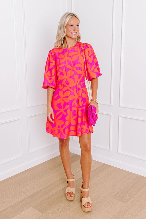 Cityscape Chic Floral Mini Dress Product Image