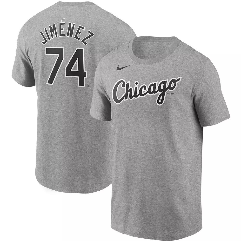 Men's Nike Heather Gray Chicago White Sox Name & Number T-Shirt,  Product Image