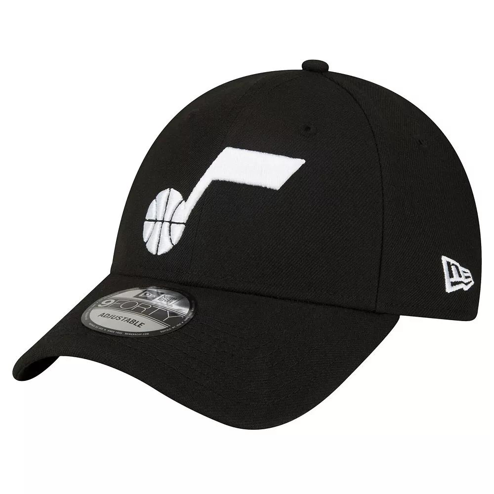 Men's New Era Black Utah Jazz The League 9FORTY Adjustable Hat, Jaz Black Product Image