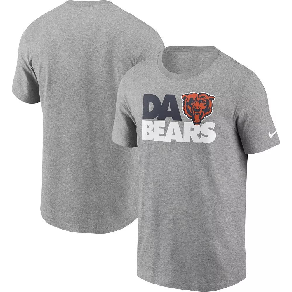 Men's Nike Heathered Gray Chicago Bears Hometown Collection Da Bears T-Shirt,  Product Image