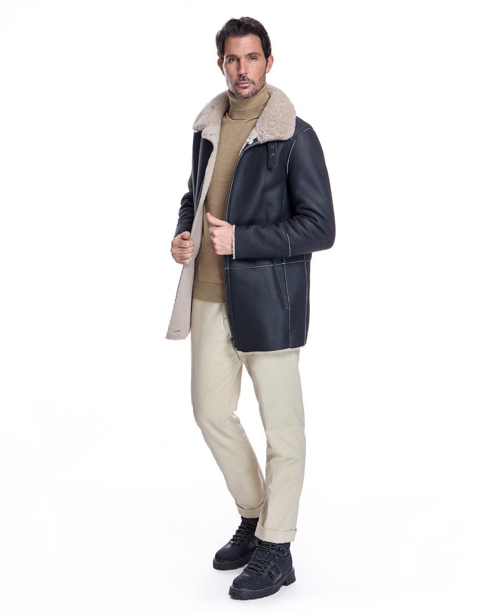 MEN'S SHEARLING LAMB COAT Product Image