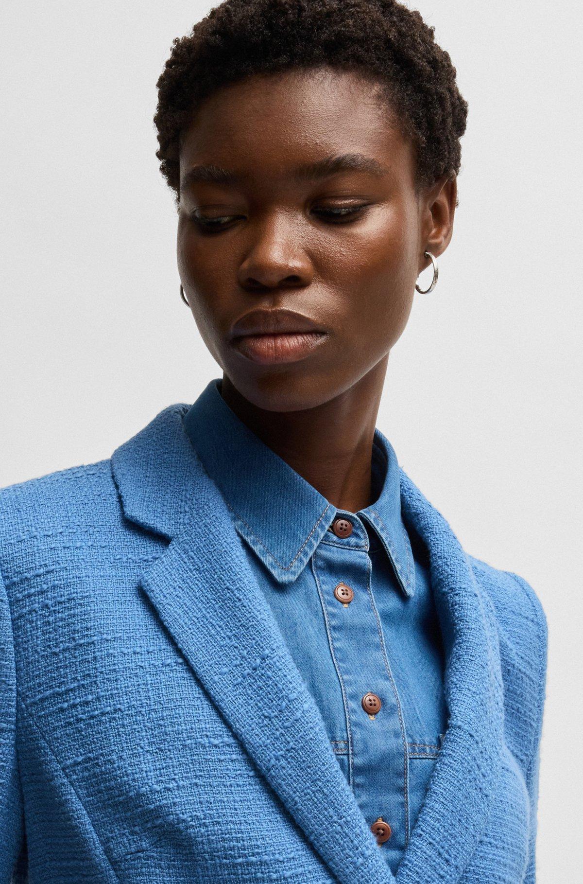 Slim-fit blazer in tweed Product Image