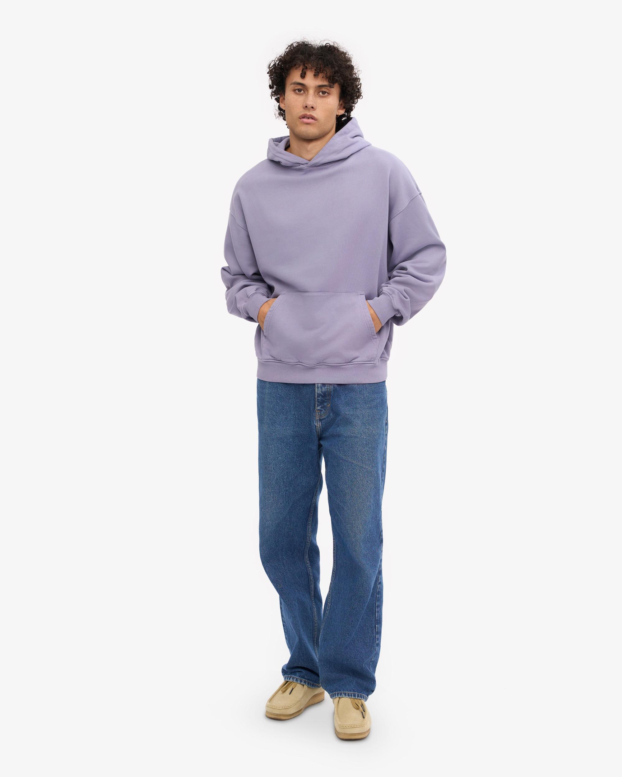 Organic Oversized Hood - Steel Blue Product Image