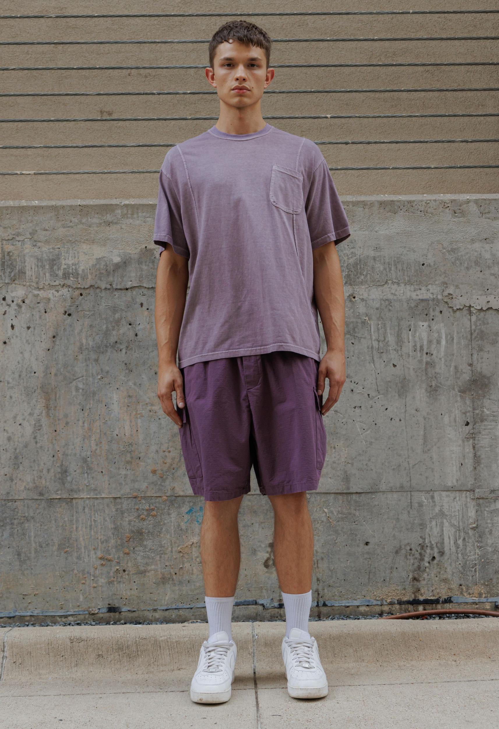 Cargo Shorts in Plum Product Image
