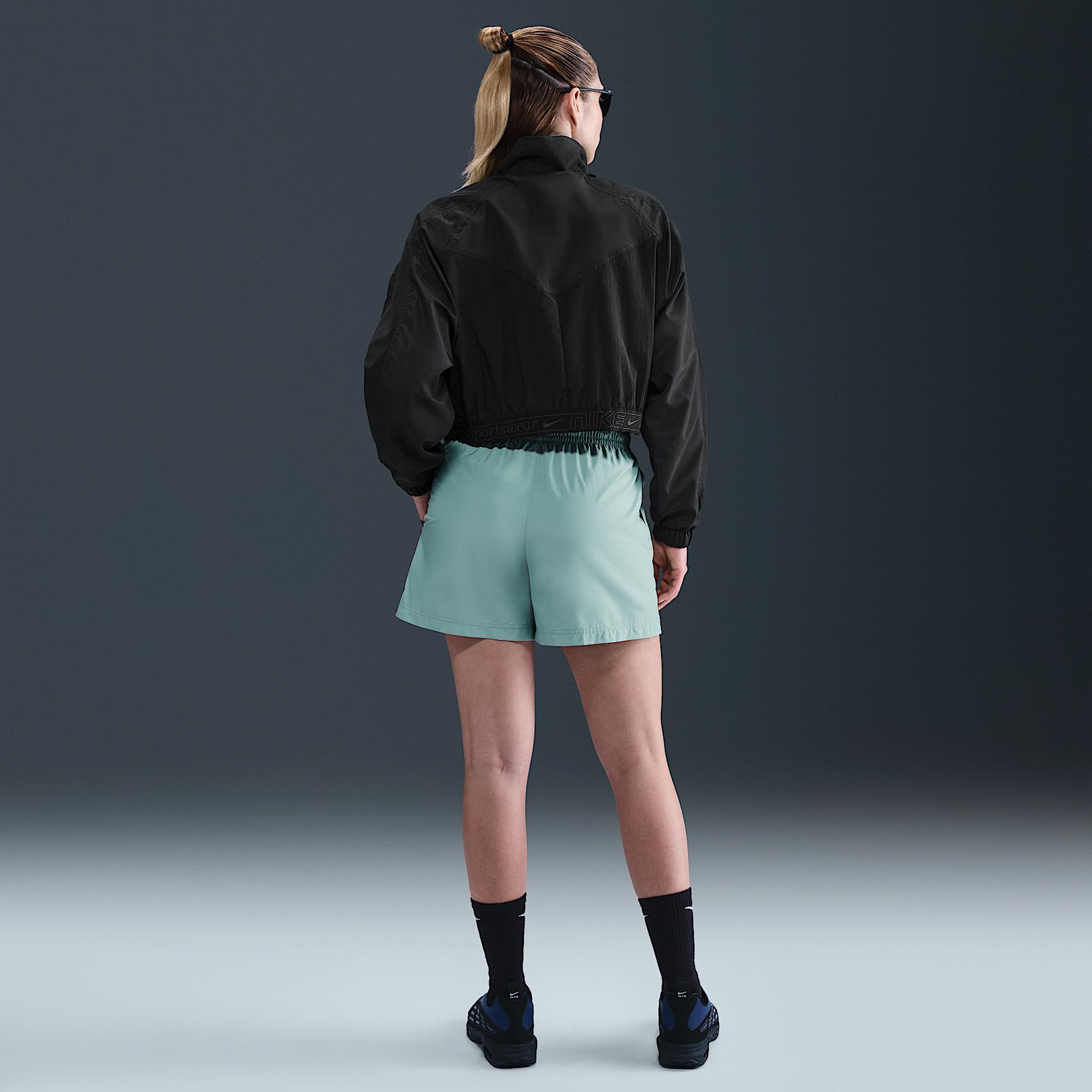 Womens Nike Sportswear Classic Wovens Mid-Rise Shorts | FV7557-017 Product Image