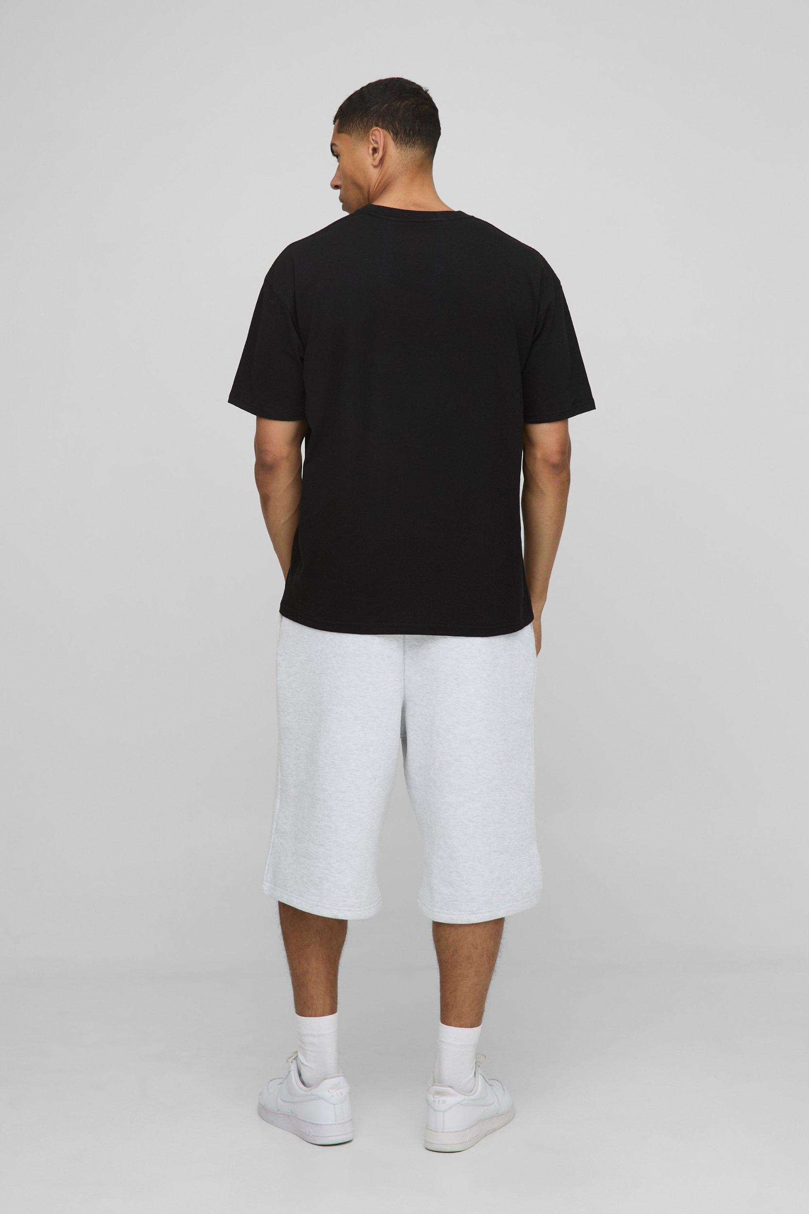 Black Oversized Catwoman License T-Shirt | boohooMAN USA Product Image