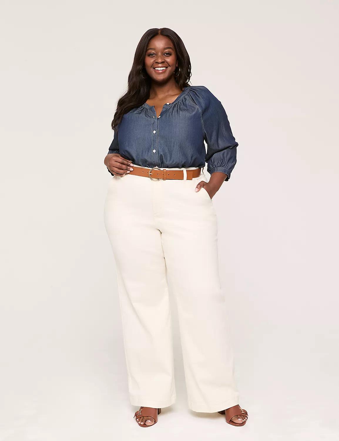 High-Rise Wide Leg Trouser Pant Product Image