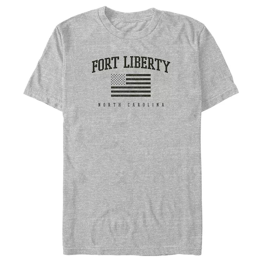 Big & Tall Fort Liberty USA Flag N.C. Graphic Tee, Men's,  Product Image