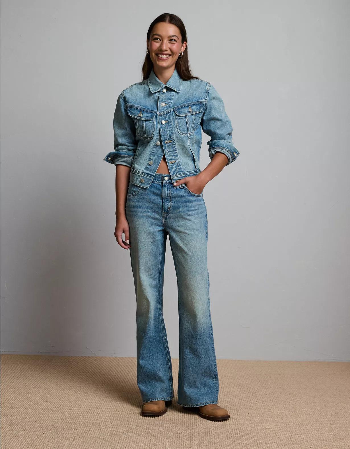 AE77 Premium Vintage Flare Jean Product Image