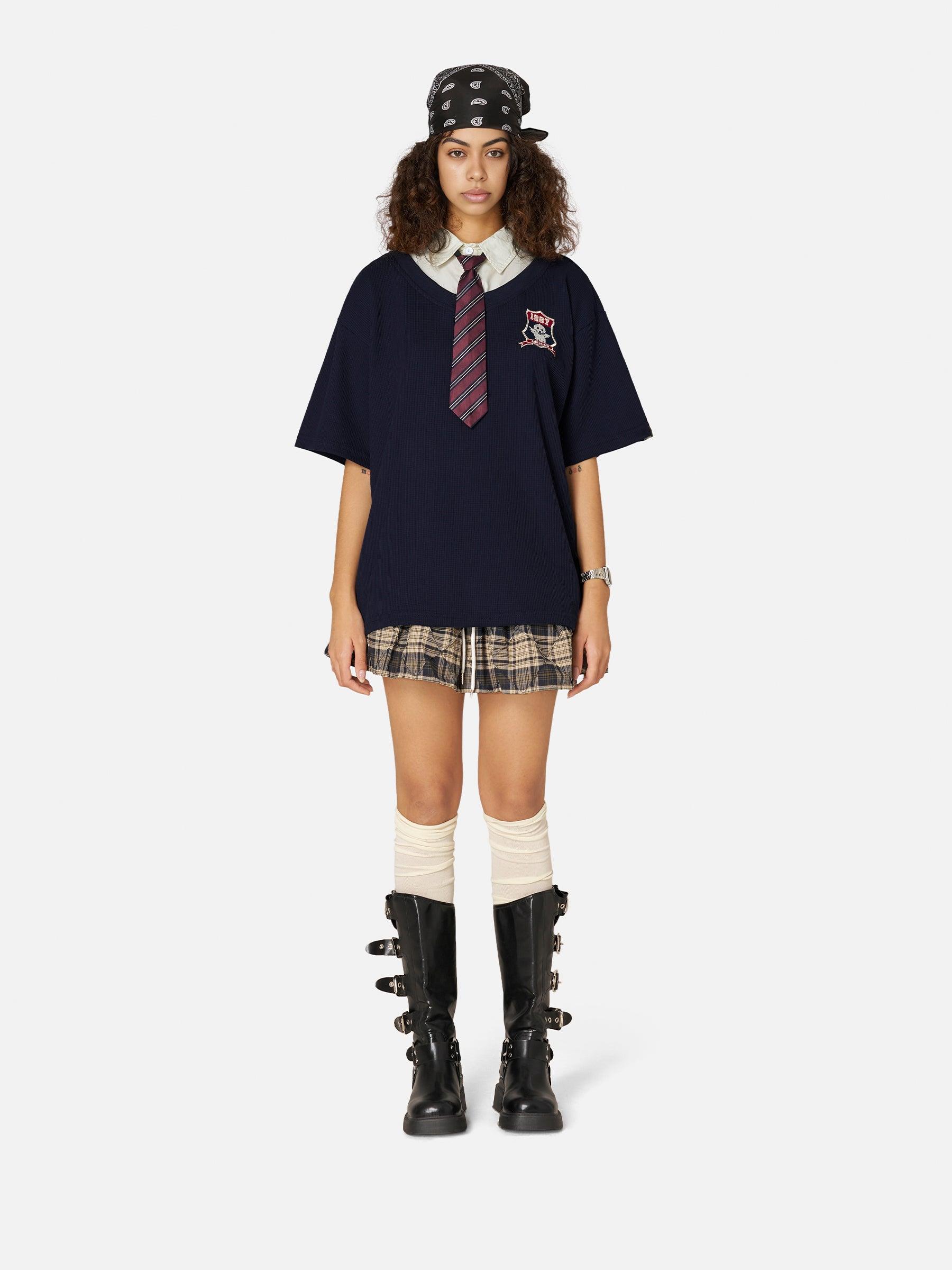 Aelfric Eden Layered Stripe Tie Tee Product Image