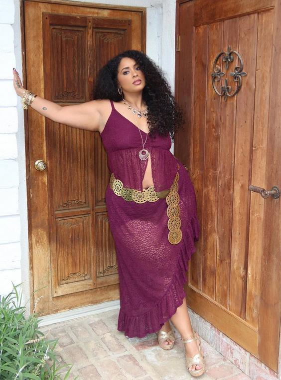 Festi Asymmetrical Maxi Skirt Product Image