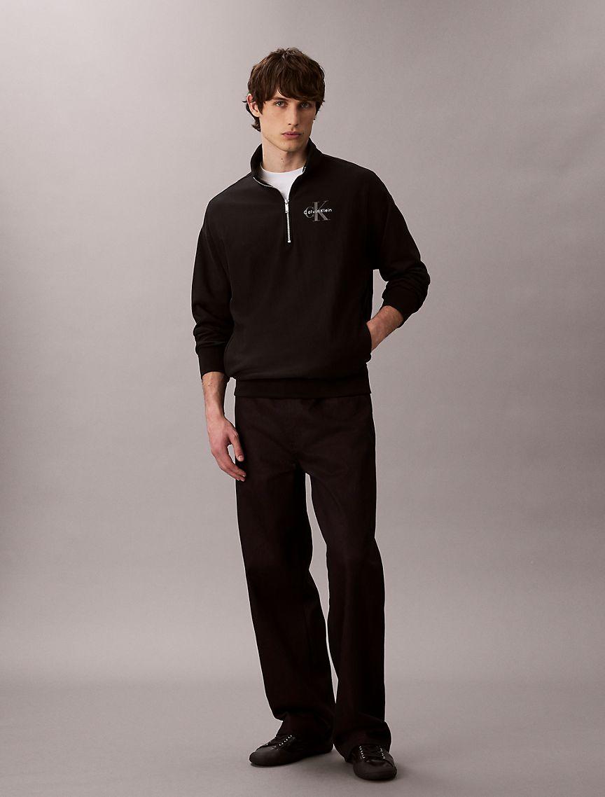 Premium Terry Relaxed Quarter Zip Sweatshirt Product Image