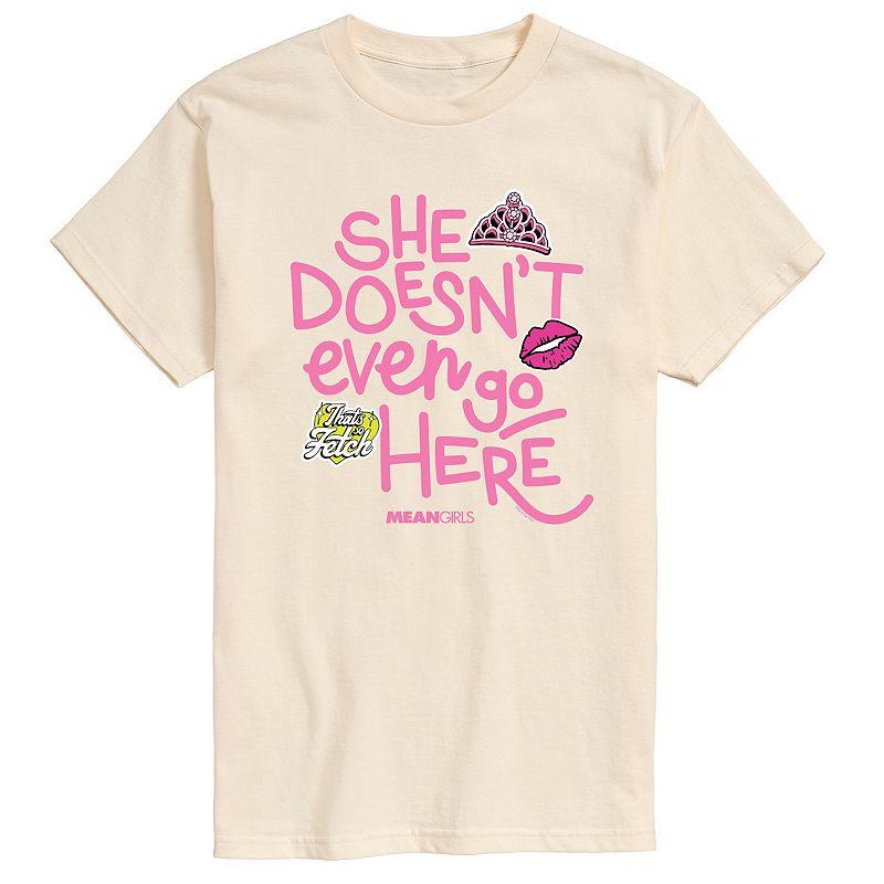 Men's Mean Girls She Doesn't Even Go Here Graphic Tee,  Product Image