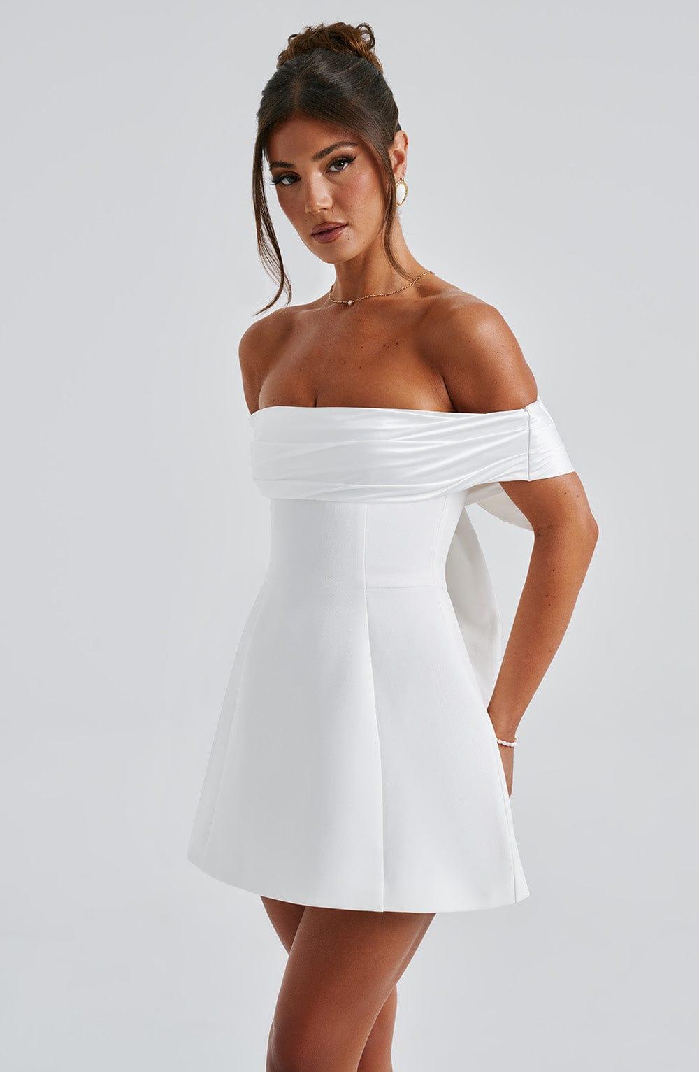 Delta Mini Dress - Ivory Product Image