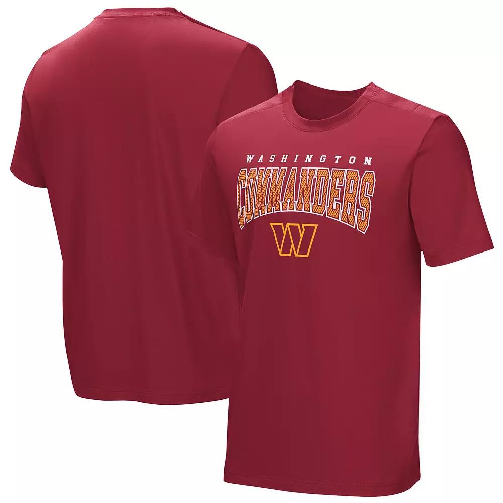 Men's Burgundy Washington Commanders Home Team Adaptive T-Shirt,  Product Image