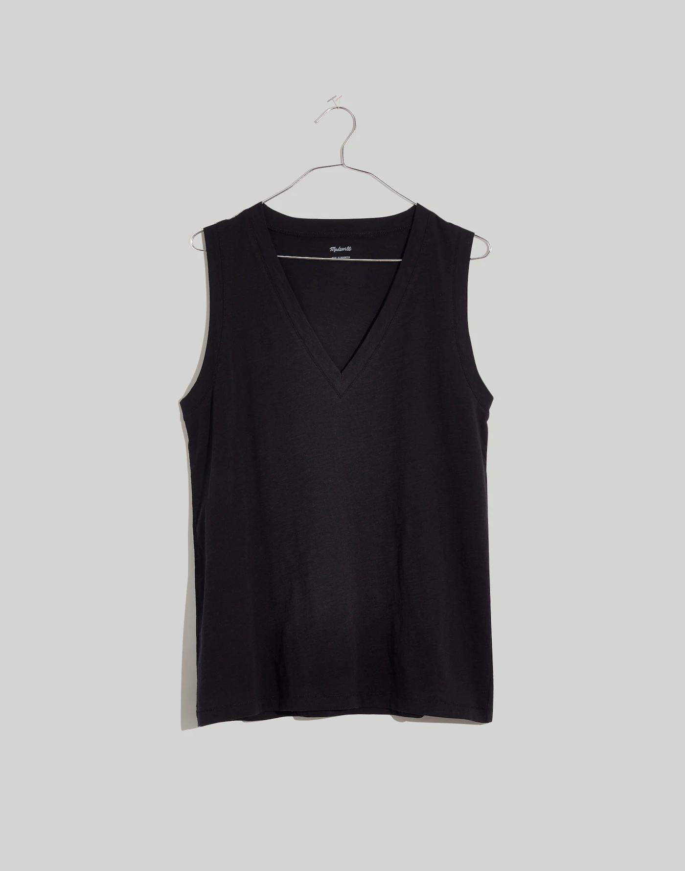 Whisper Cotton V-Neck Tank Product Image