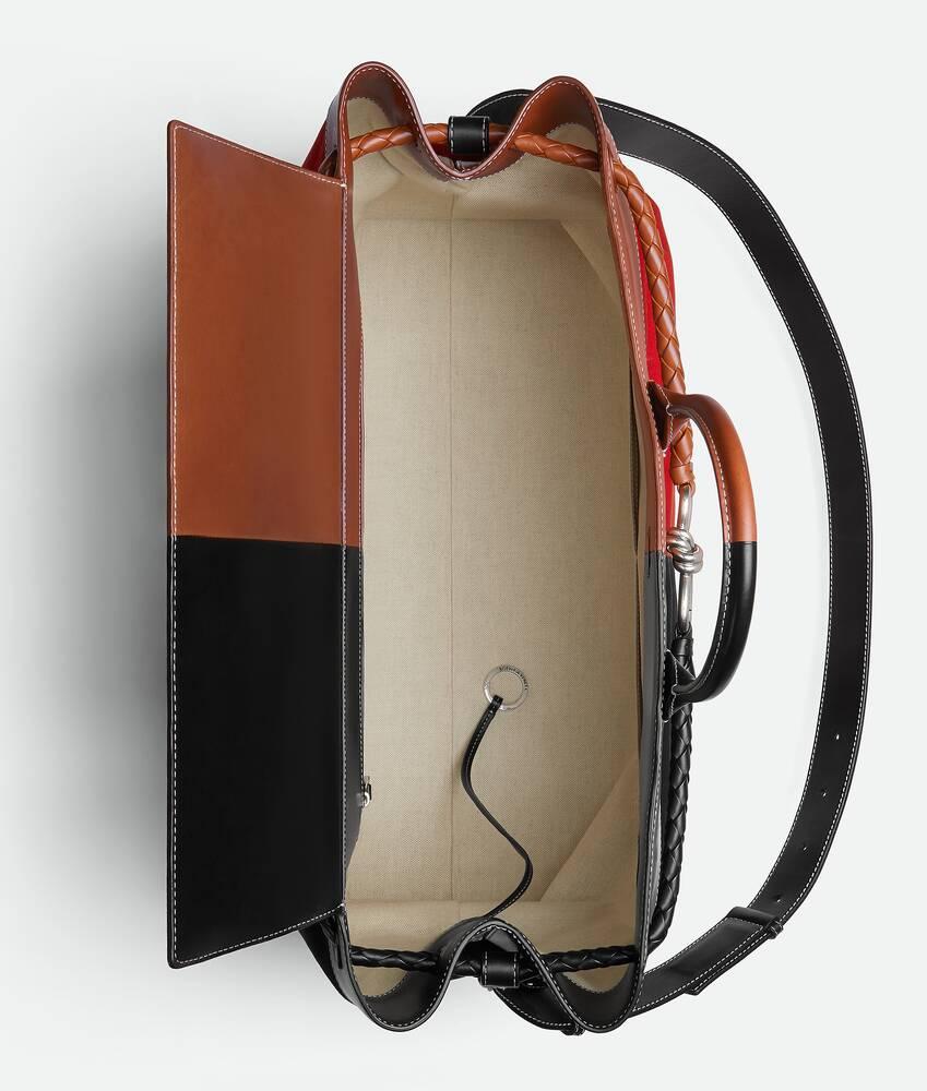 Men's Large Andiamo Voyager in Black/scarlet/light wood Product Image