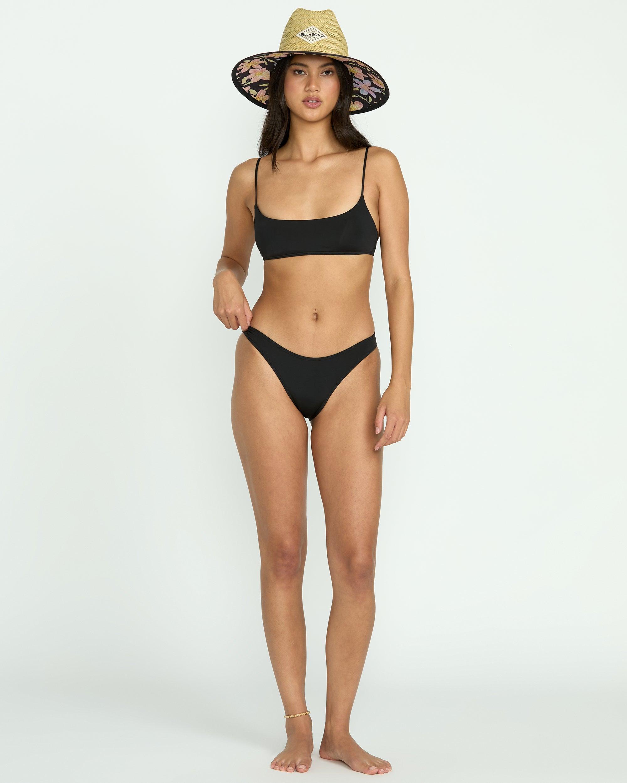 Sol Searcher Hike Bikini Bottom - Black Pebble Female Product Image