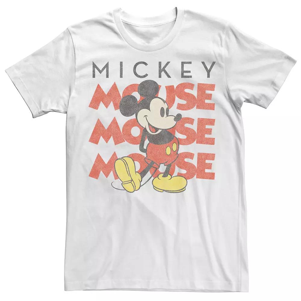 Disney's Mickey And Friends Men's Mickey Mouse Mouse Mouse Tee, Boy's, Size: XXL, White Product Image