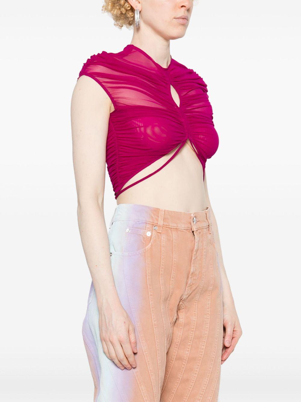 mesh crop top  Product Image