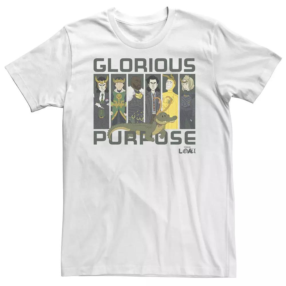 Big & Tall Marvel Loki Variants Glorious Purpose Panels Tee, Boy's,  Product Image