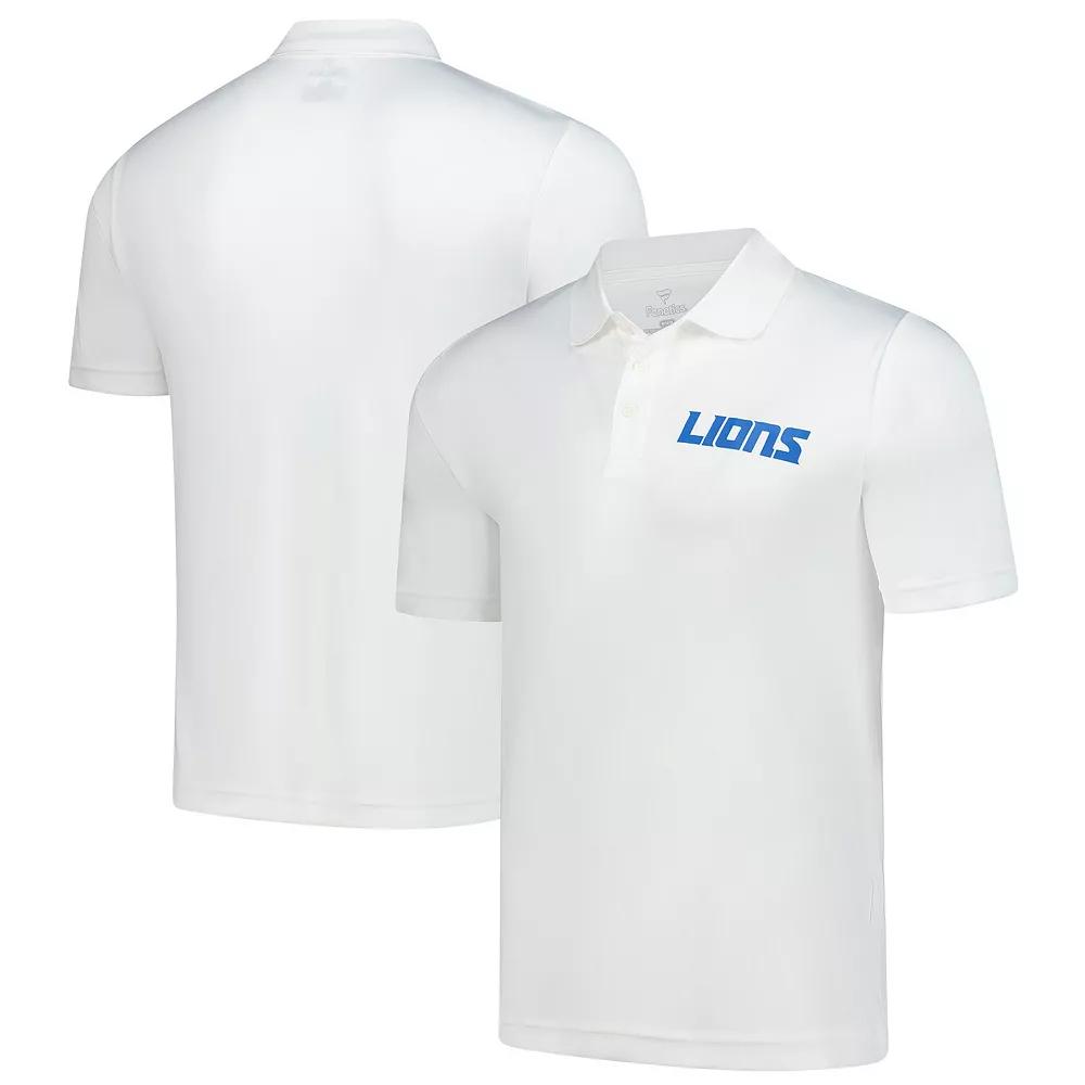 Men's Fanatics White Detroit Lions Polo,  Product Image