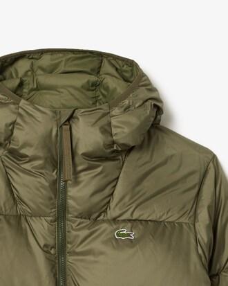Short Water-Repellent Hooded Puffed Jacket Product Image