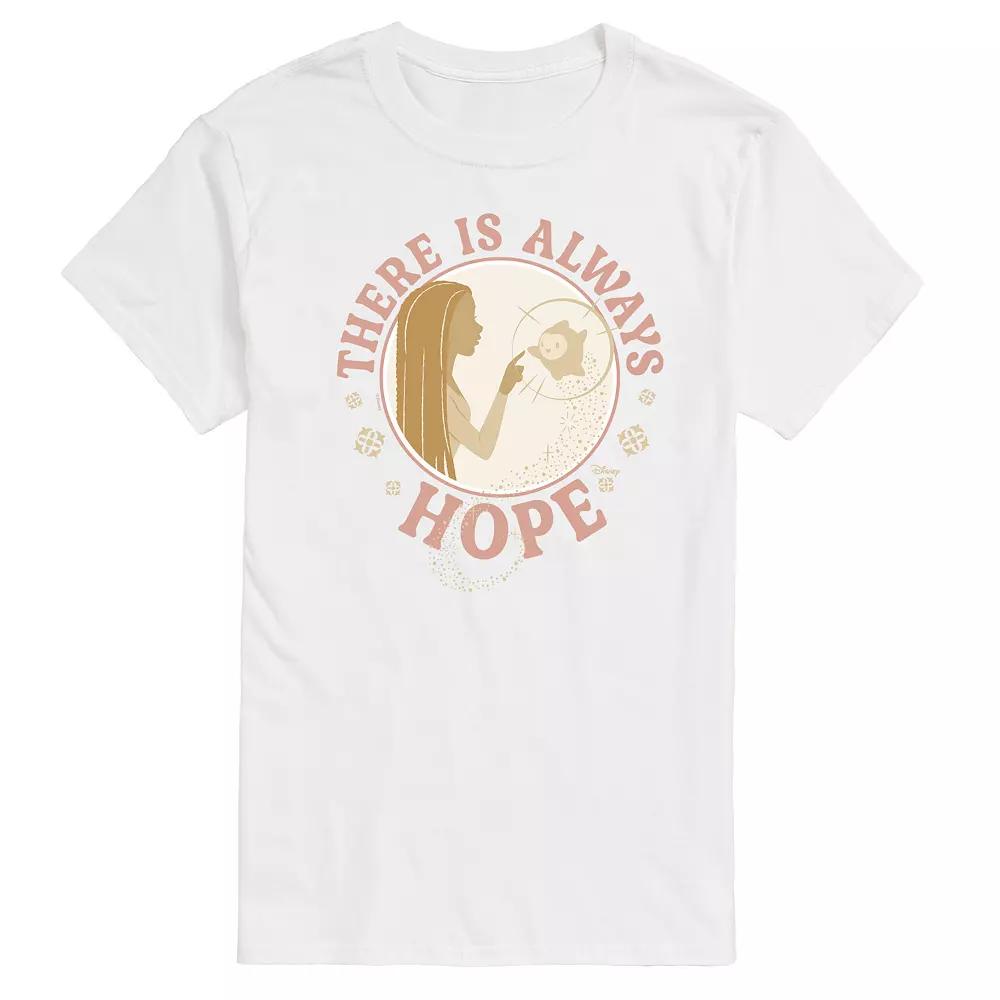 Disney's Wish Asha and Star Men's There Is Always Hope Graphic Tee,  Product Image
