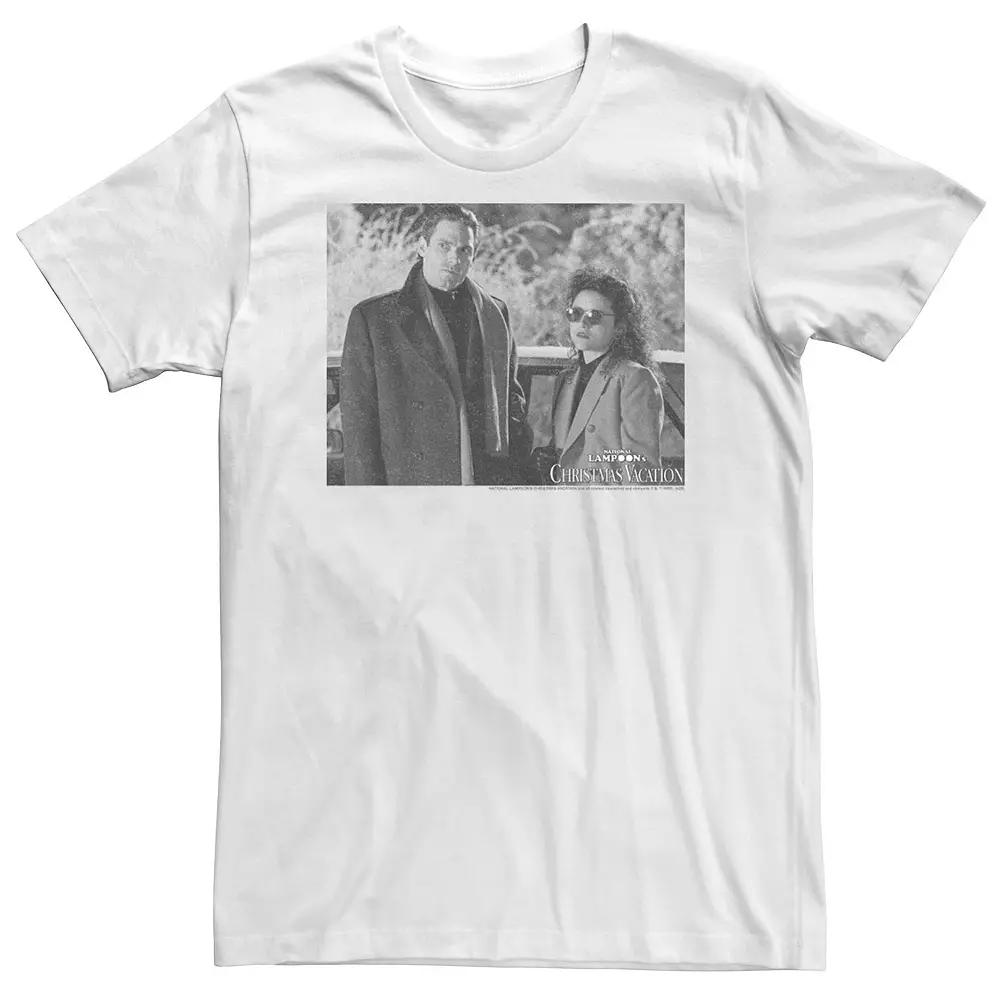 Big & Tall National Lampoon's Christmas Vacation Todd & Margo Portrait Tee, Men's,  Product Image
