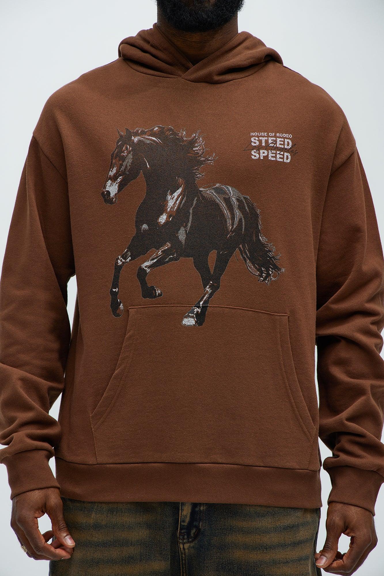 Steed Speed Hoodie - Brown Product Image