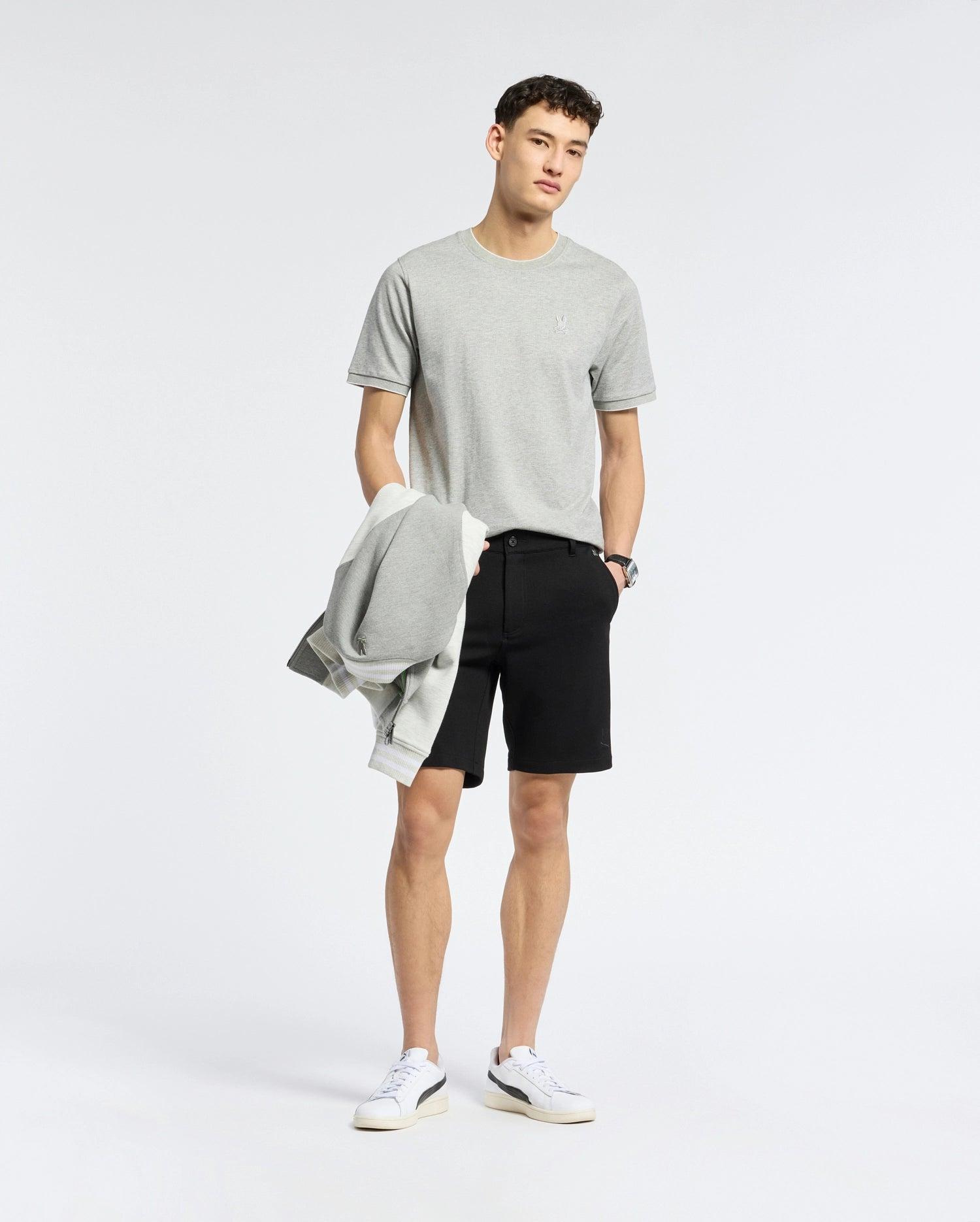 MENS MACKAY JACQUARD SIGNATURE TEE - B6U576F200 Male Product Image