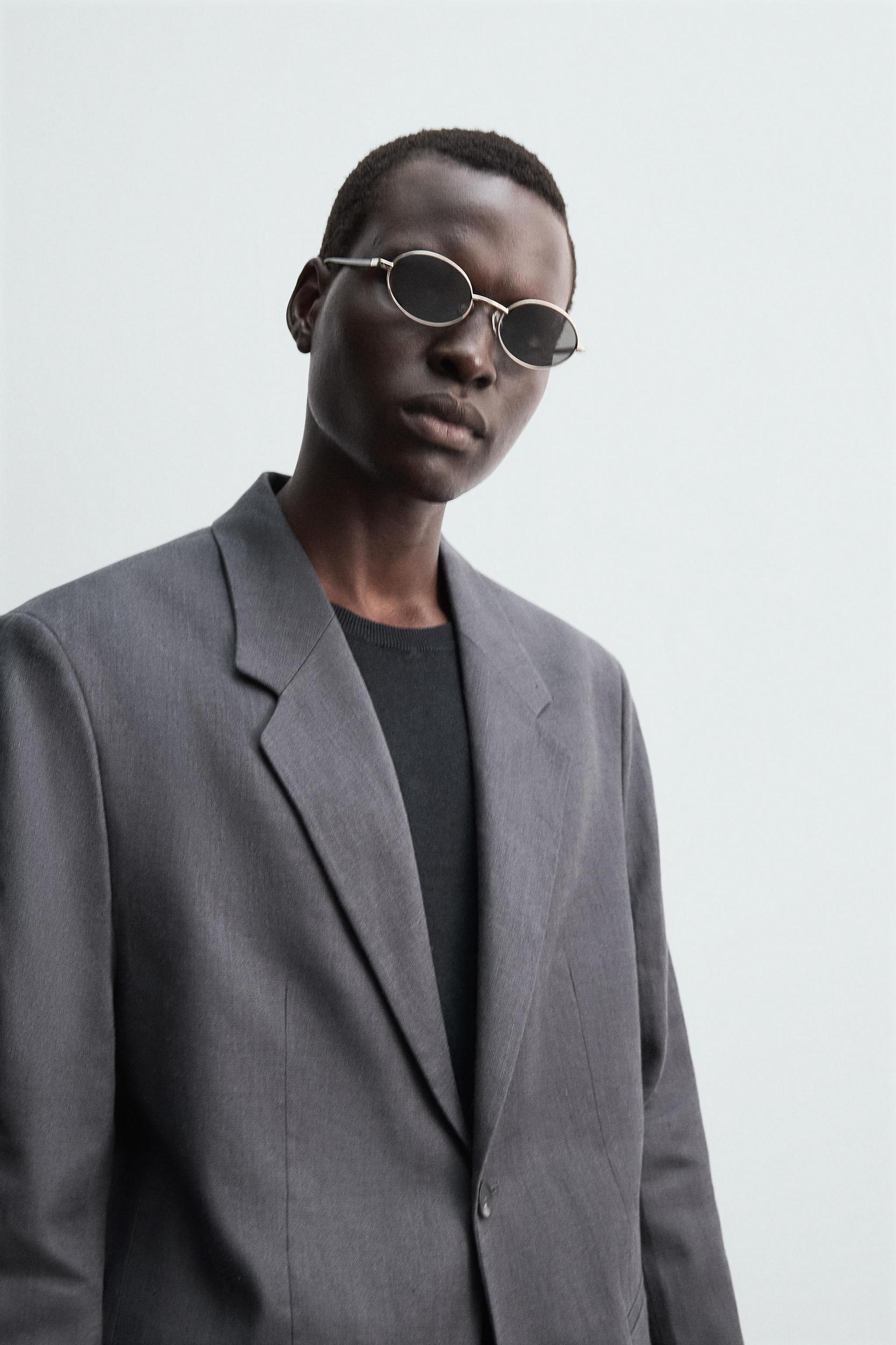 100% LINEN SUIT BLAZER Product Image