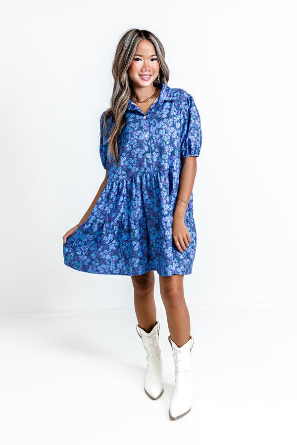 Ojai Afternoon Floral Mini Dress Product Image