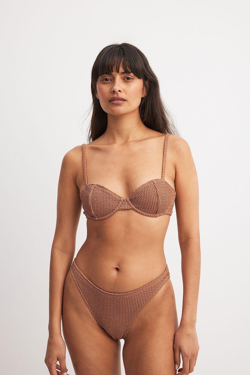 Smocked High leg Bikini Panty Product Image