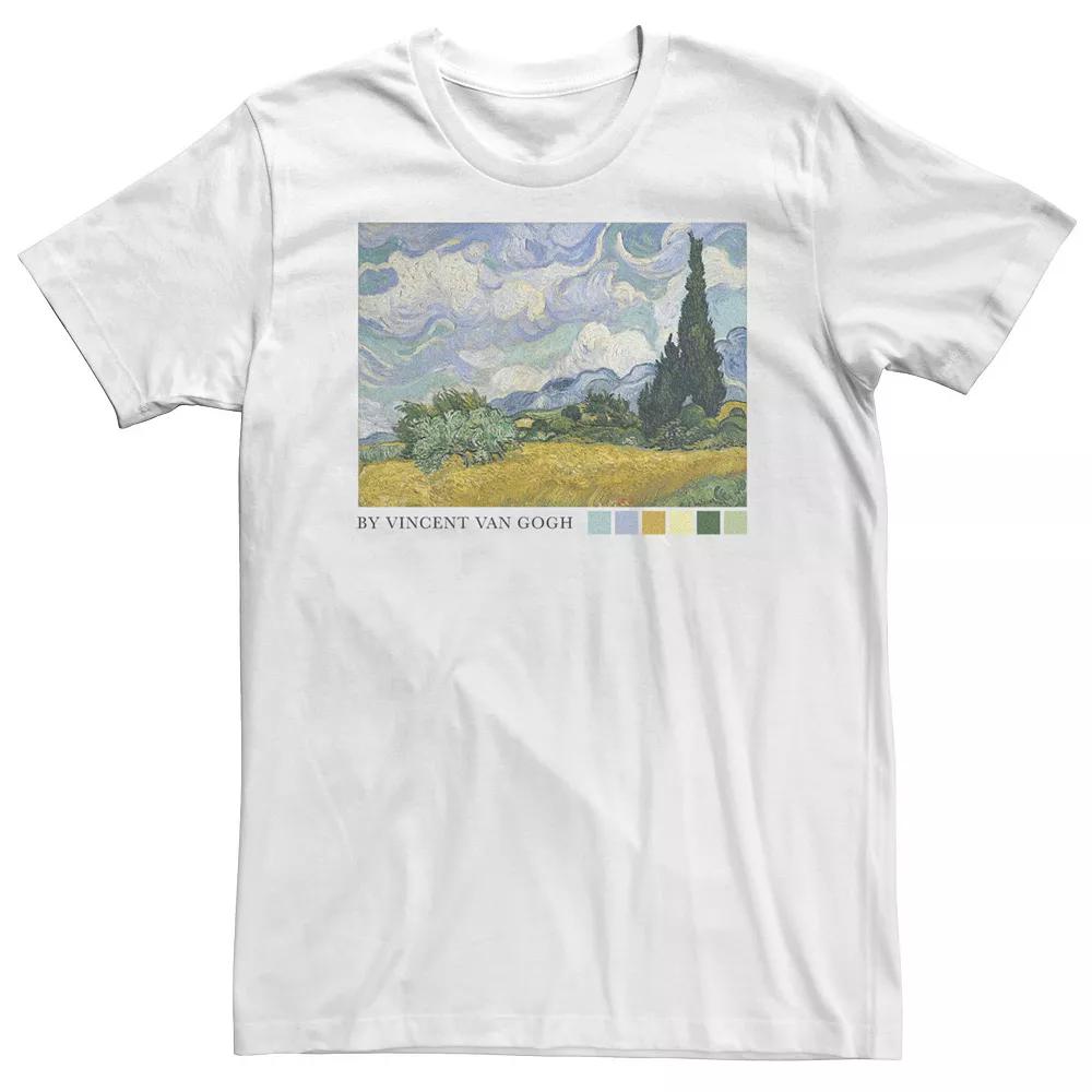 Big & Tall Trendy Vincent Van Gogh Photoreal Graphic Tee, Men's,  Product Image