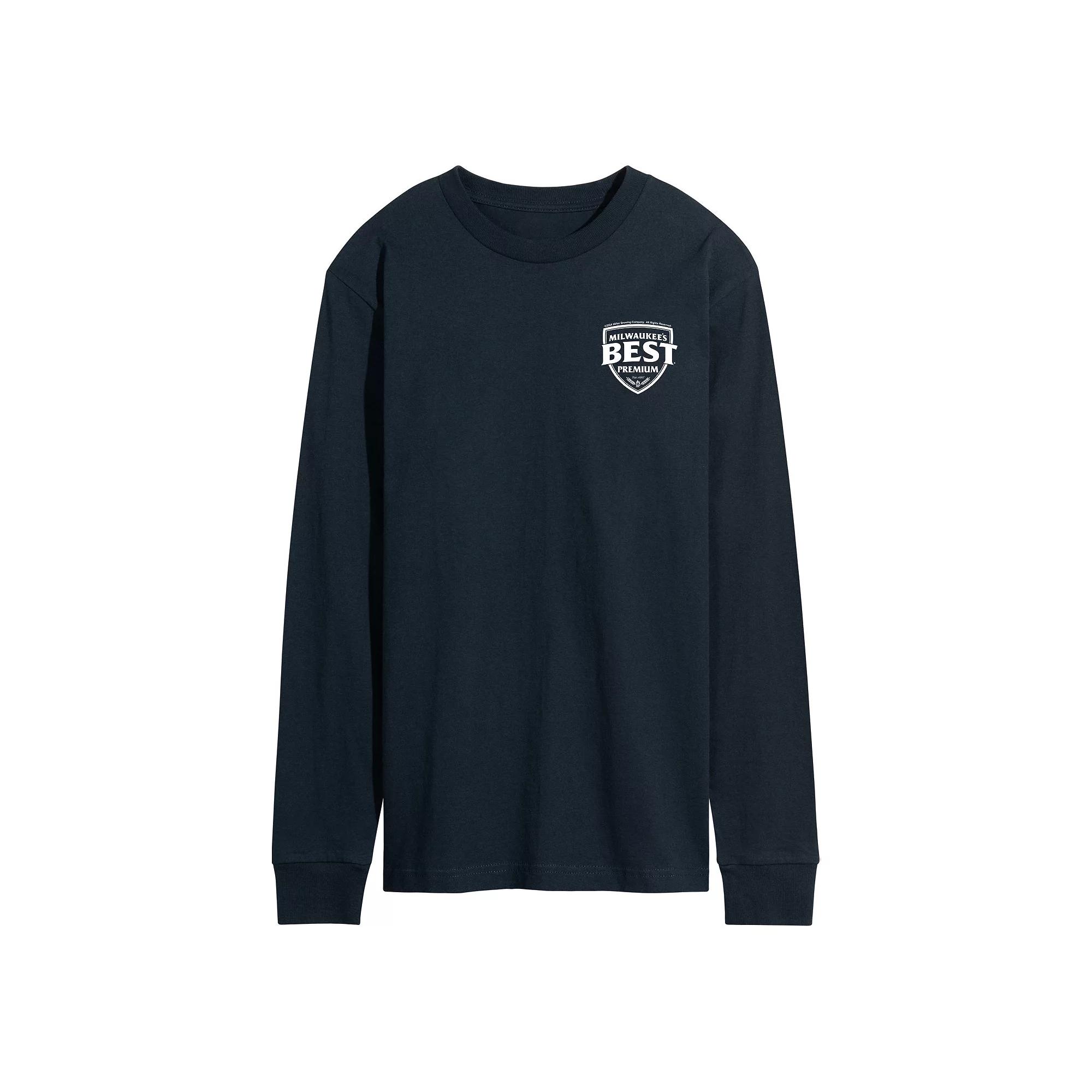 Men's Milwaukee's Best Premium Long Sleeve Graphic Tee,  Product Image