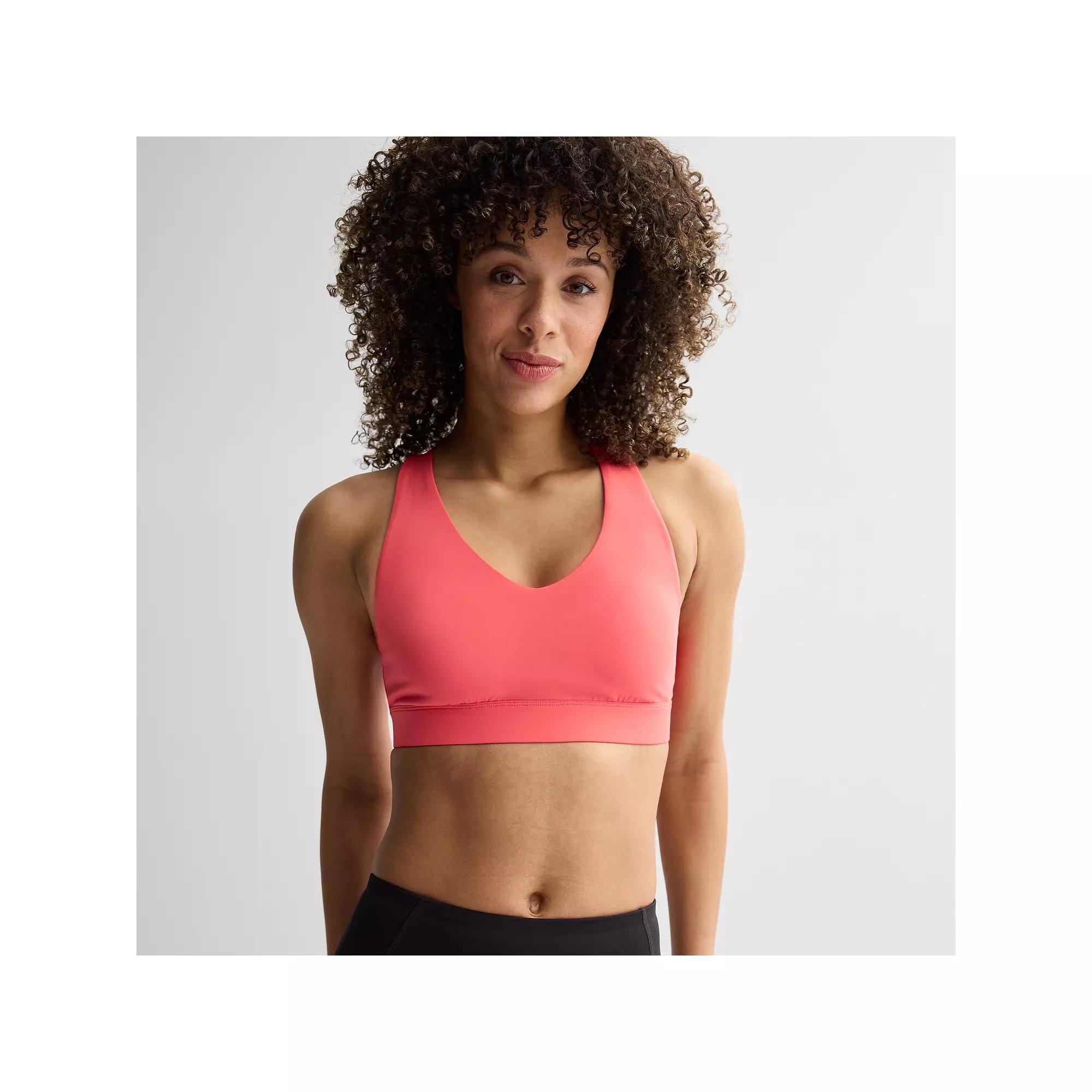 Tek Gear® Ultrastretch Medium-Impact V-Neck Sports Bra, Women's,  Product Image