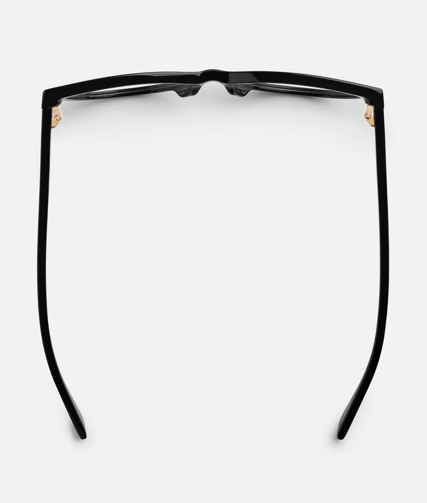 Classic Cat Eye Eyeglasses in Black/transparent Product Image