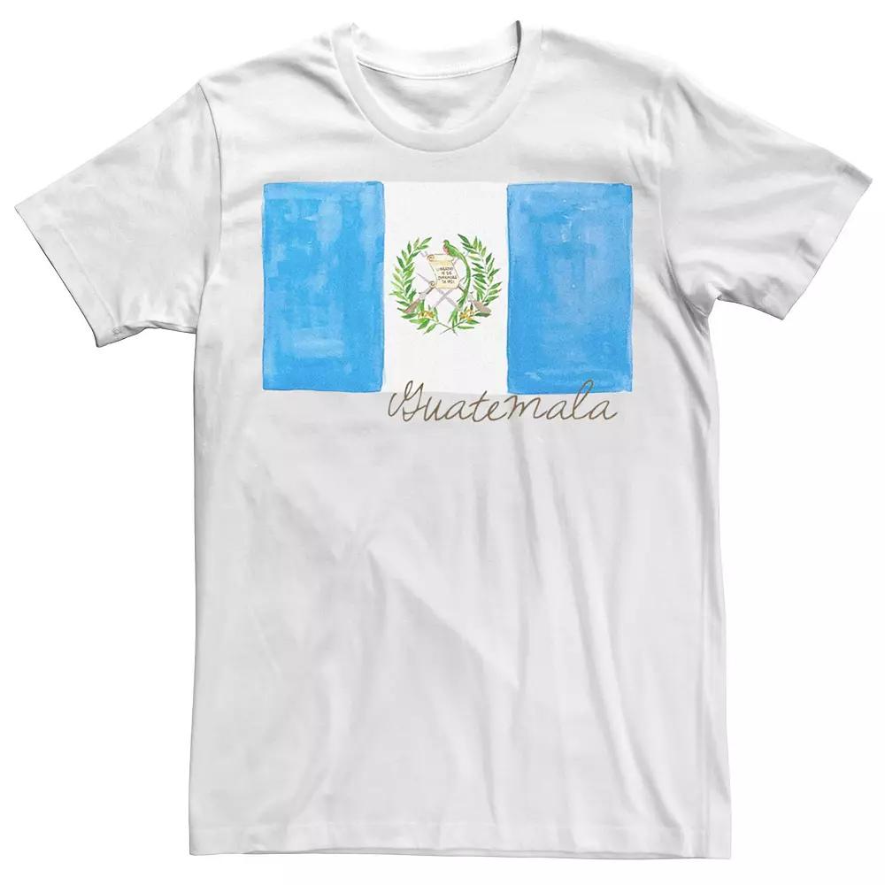 Men's HHM Guatemala Flag Watercolor Tee,  Product Image