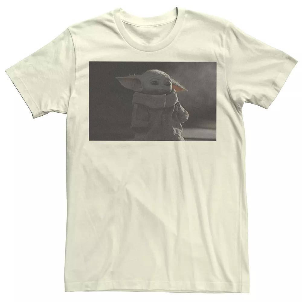 Men's Star Wars The Mandalorian The Child Sad Portrait Tee,  Product Image