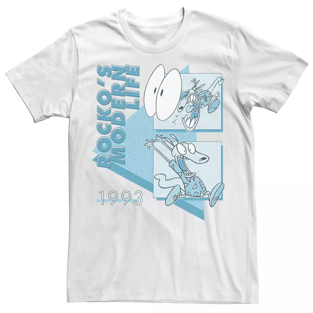 Men's Rockos Modern Life 1993 Pop Art Retro Tee,  Product Image