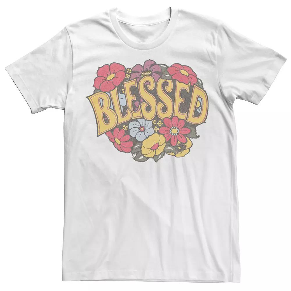 Men's Blessed Floral Wreath Tee,  Product Image