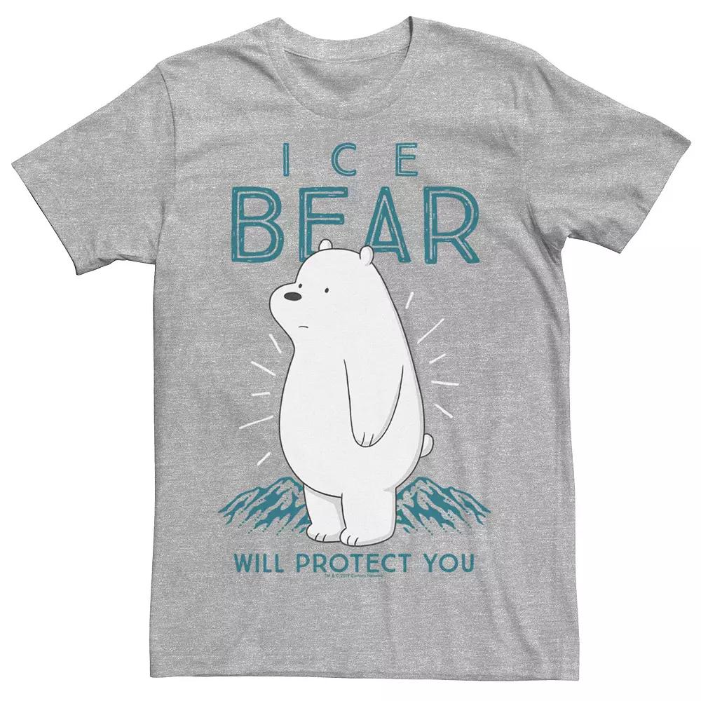 Men's Cartoon Network We Bare Bears Ice Bear Will Protect You Tee,  Product Image