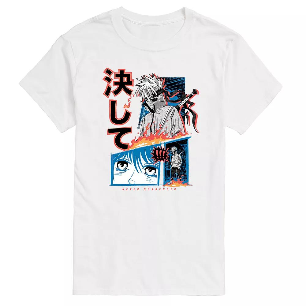 Men's Anime Never Surrender Tee,  Product Image